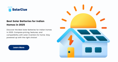 Best Solar Batteries for Indian Homes in 2025