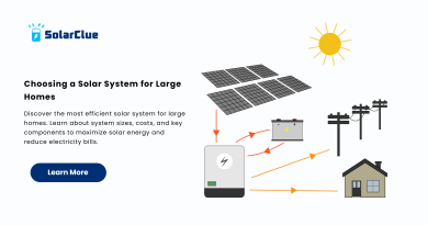 Choosing a Solar System for Large Homes