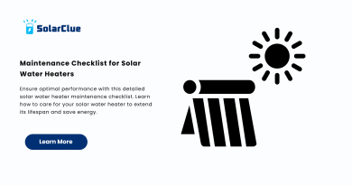 Maintenance Checklist for Solar Water Heaters