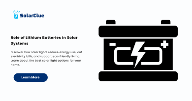 Role of Lithium Batteries in Solar Systems