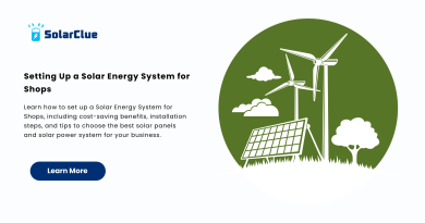 Setting Up a Solar Energy System for Shops