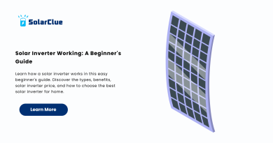 Solar Inverter Working A Beginner's Guide