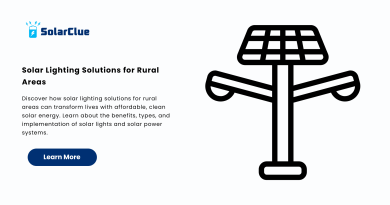 Solar Lighting Solutions for Rural Areas