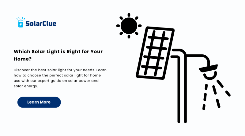 Which Solar Light is Right for Your Home