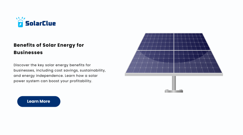 Benefits of Solar Energy for Businesses