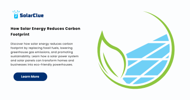 How Solar Energy Reduces Carbon Footprint
