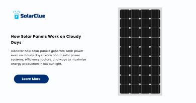 How Solar Panels Work on Cloudy Days
