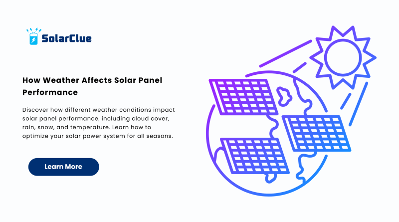 How Weather Affects Solar Panel Performance