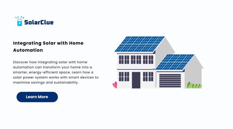 Integrating Solar with Home Automation