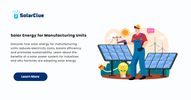 Solar Energy for Manufacturing Units