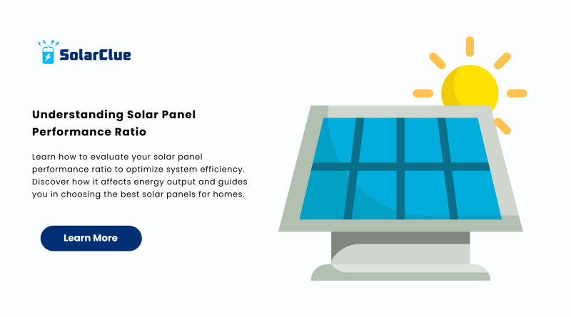Understanding Solar Panel Performance Ratio