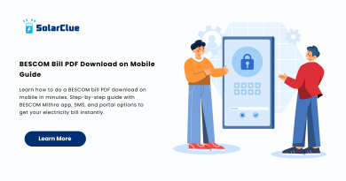 BESCOM Bill PDF Download on Mobile Guide