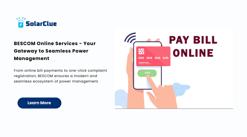 BESCOM Online Services - Your Gateway to Seamless Power Management