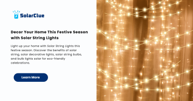 Decor Your Home This Festive Season with Solar String Lights