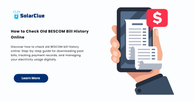 How to Check Old BESCOM Bill History Online