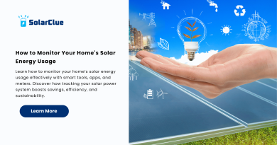 How to Monitor Your Home's Solar Energy Usage