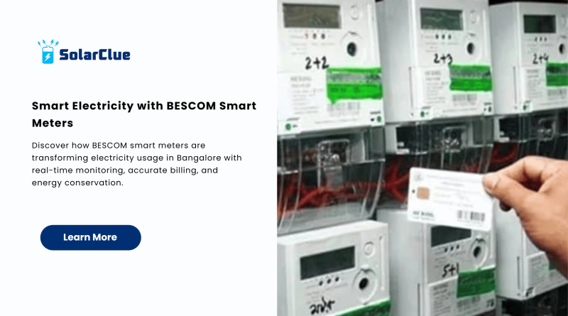 Smart Electricity with BESCOM Smart Meters