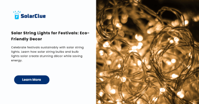 Solar String Lights for Festivals Eco-Friendly Decor